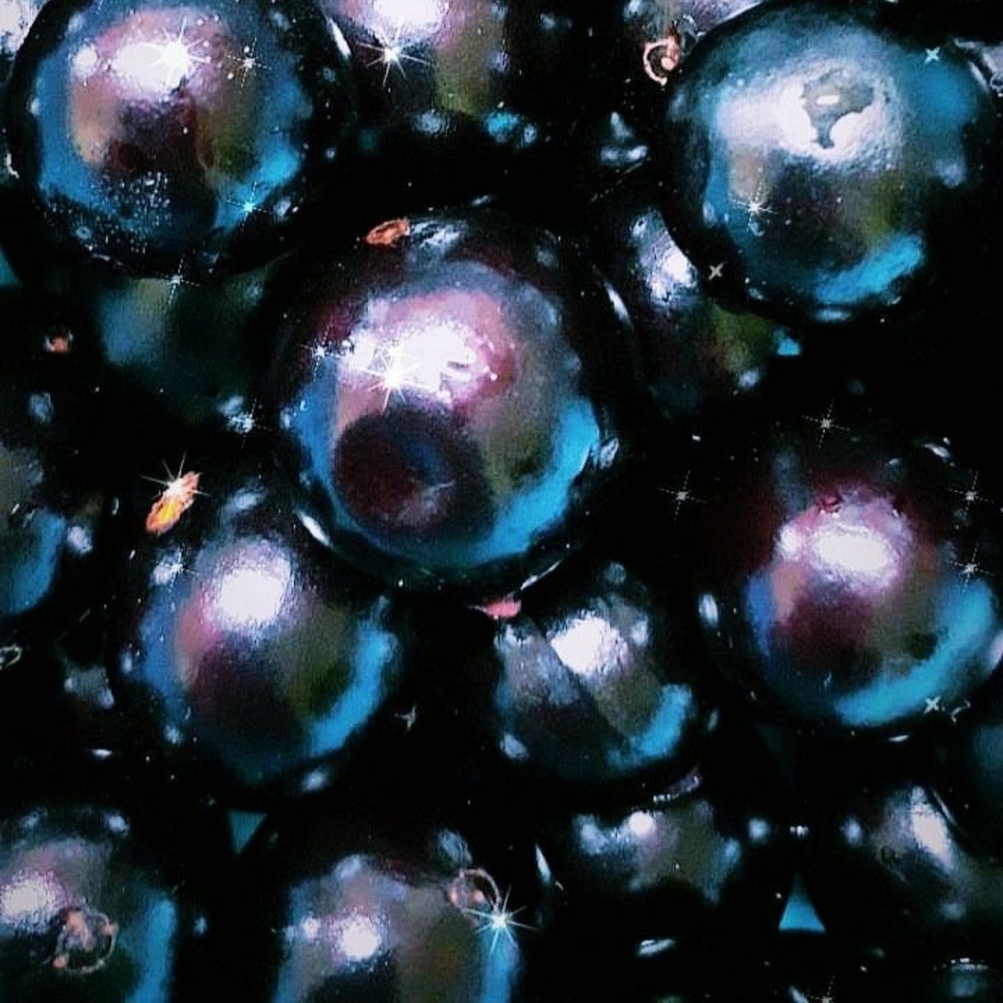 'blackcurrant' soy candle