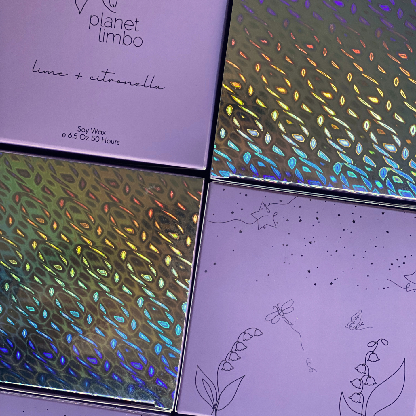 'lime + citronella' soy candle