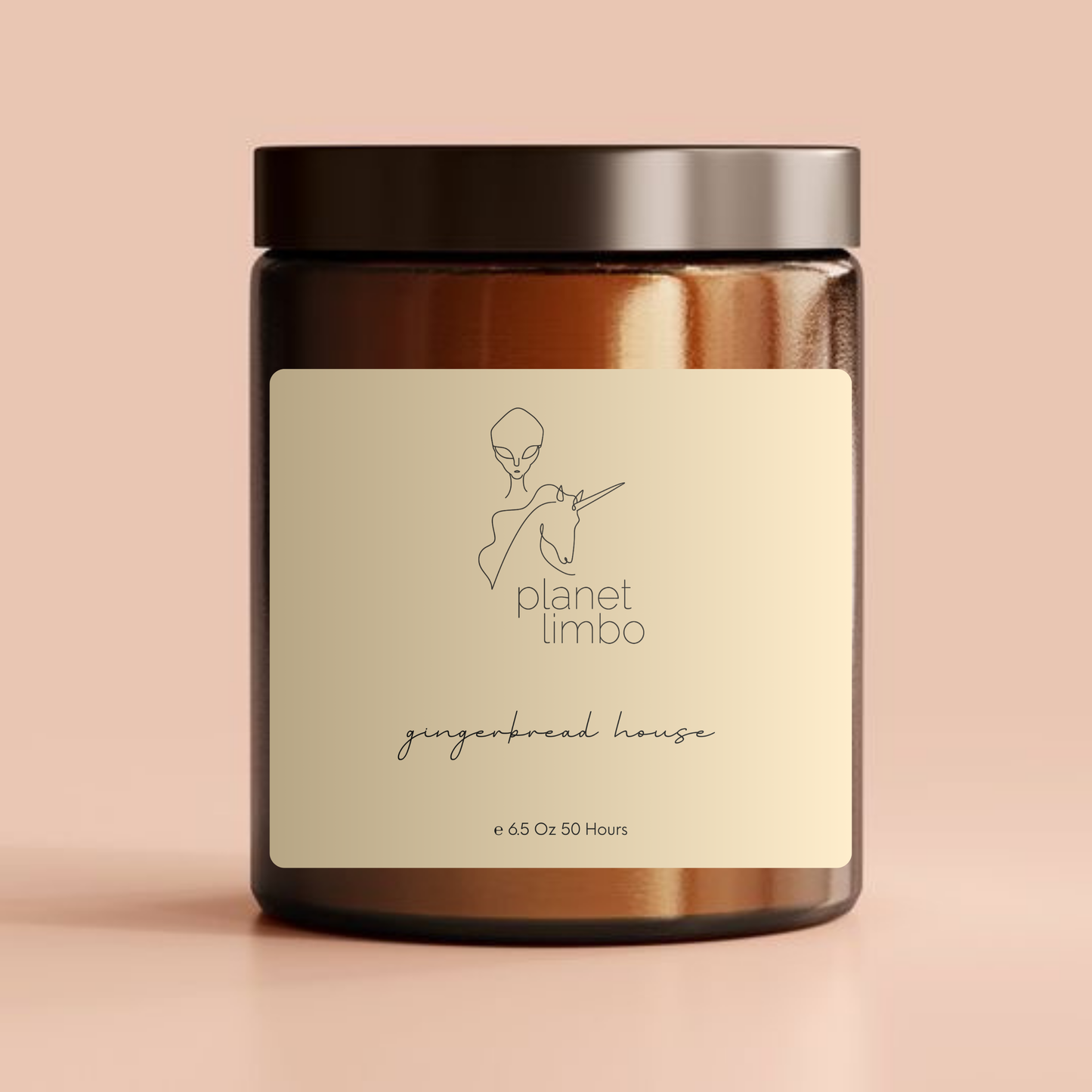 'gingerbread house' soy candle