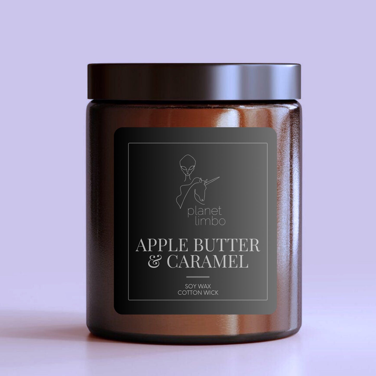 'apple butter + caramel' candle