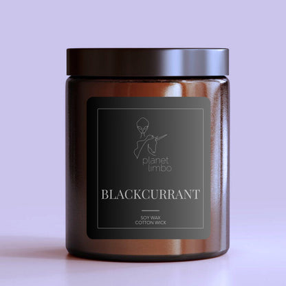 'blackcurrant' soy candle