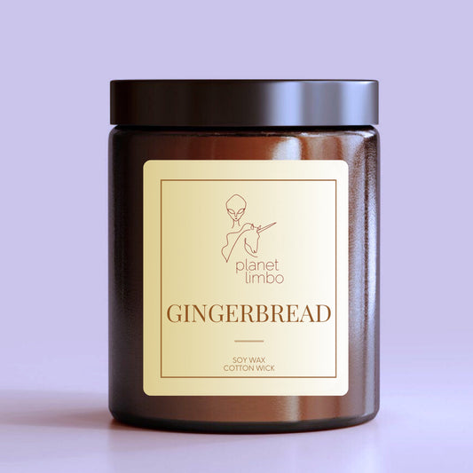 'gingerbread' candle