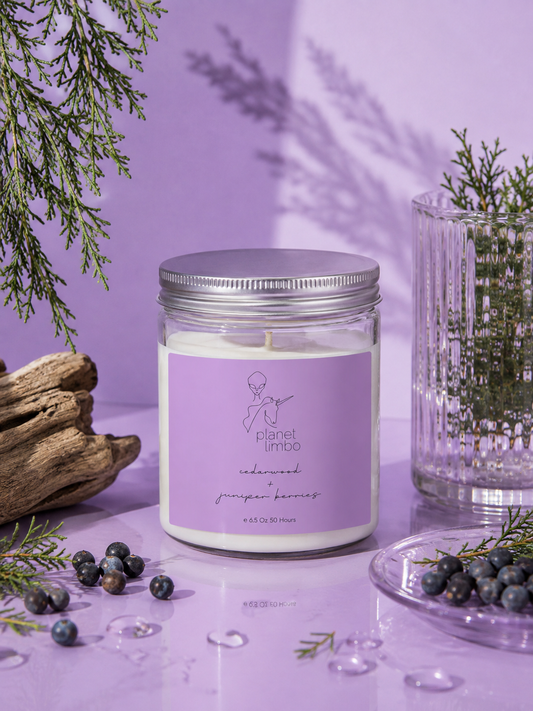 'Cedarwood + Juniper Berries' Soy Candle