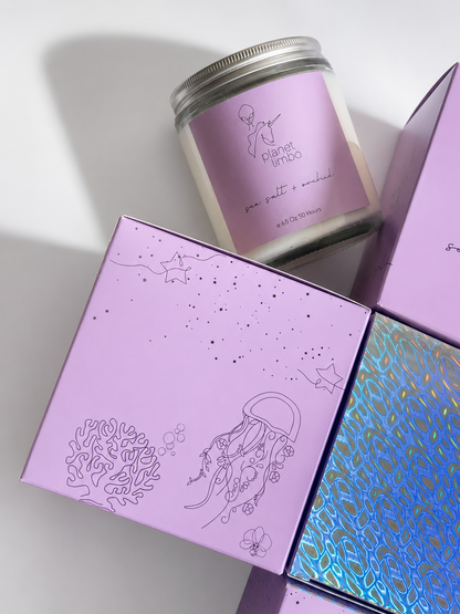 'Sea Salt + Orchid' Soy Candle