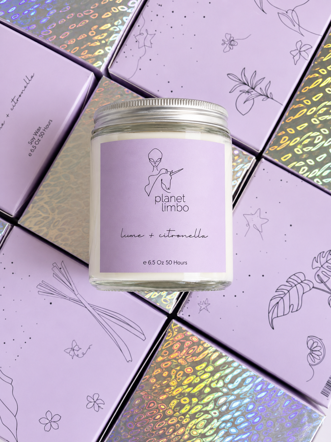 'Lime + Citronella' Soy Candle