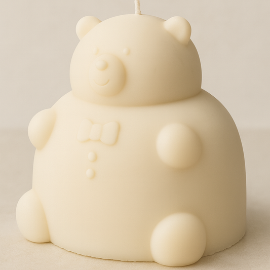 soy candle / teddy bear