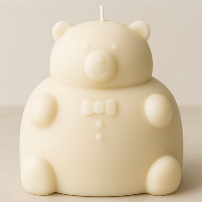 soy candle / teddy bear