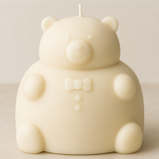 soy candle / teddy bear