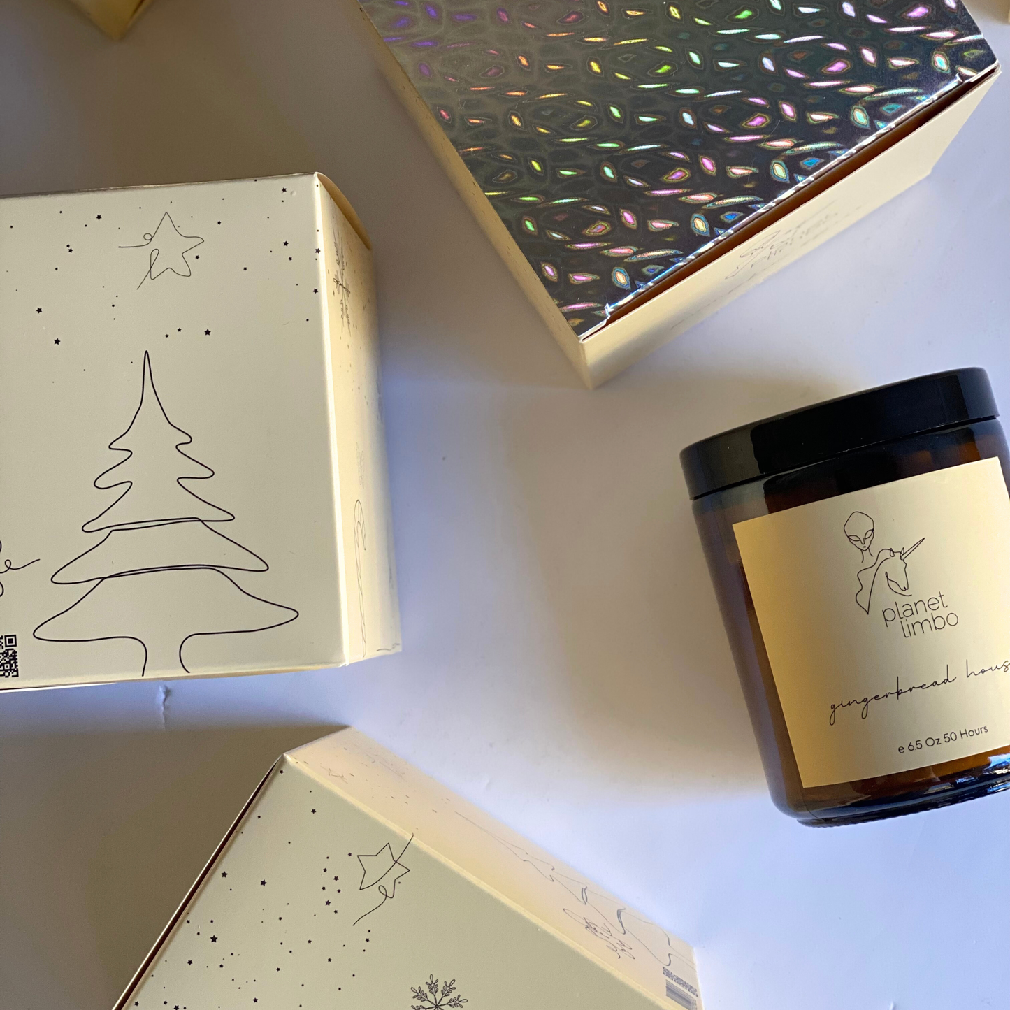'gingerbread house' soy candle