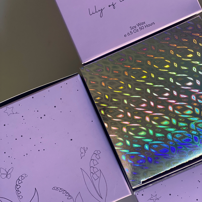 'lily of the valley' soy candle