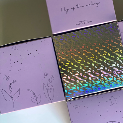 'lily of the valley' soy candle