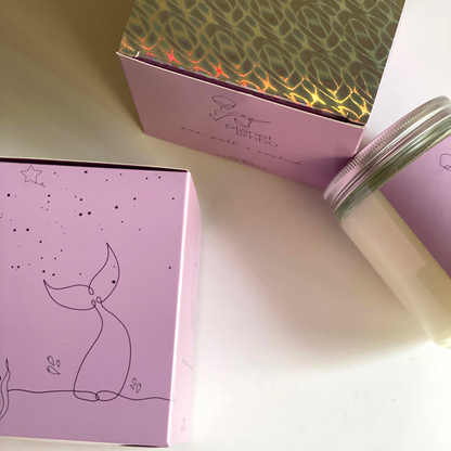 'sea salt + orchid' soy candle