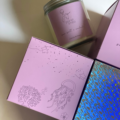 'sea salt + orchid' soy candle